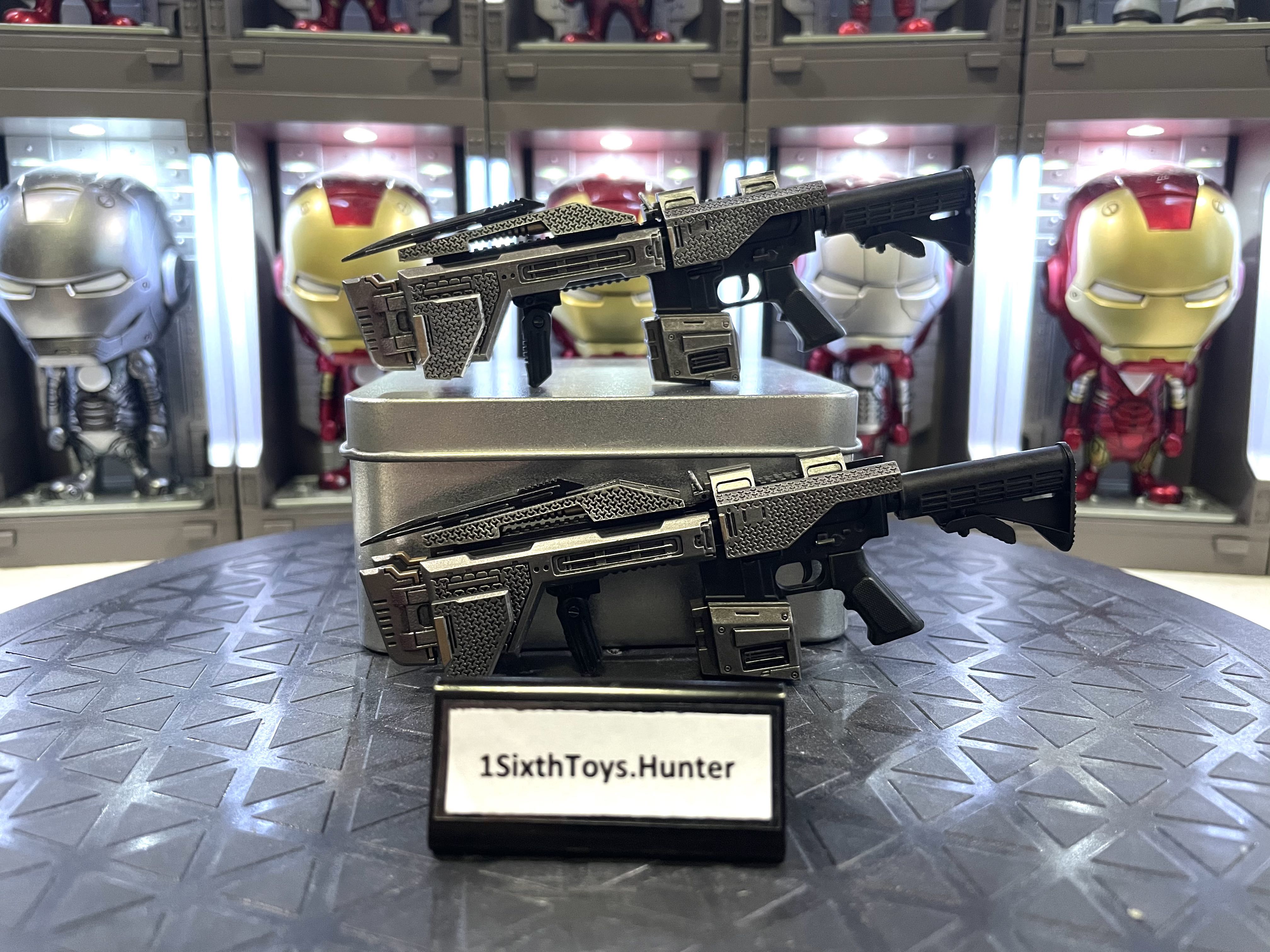 MARVEL AVENGERS AGE OF ULTRON HOT TOYS SCALE MMS BLACK WIDOW BLASTER GUN WEAPON