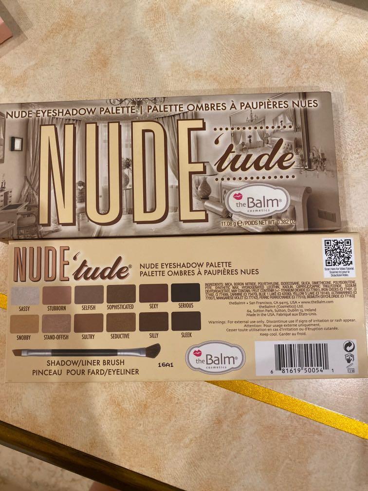 New Nude The Balm Eye Palette Kesehatan Kecantikan Rias Wajah Di