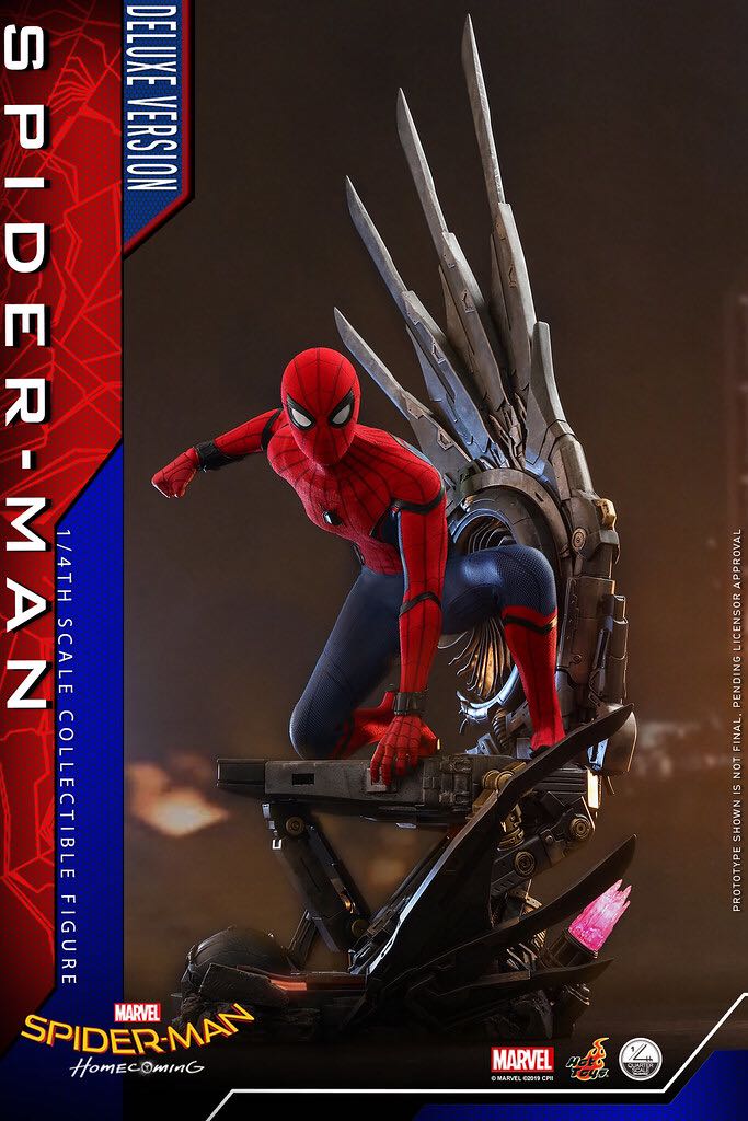 Hot Toys QS015B蜘蛛人返校日蜘蛛人 豪華版 Spider Man Deluxe Version 1 4 興趣及遊戲 玩具 遊戲類 Carousell
