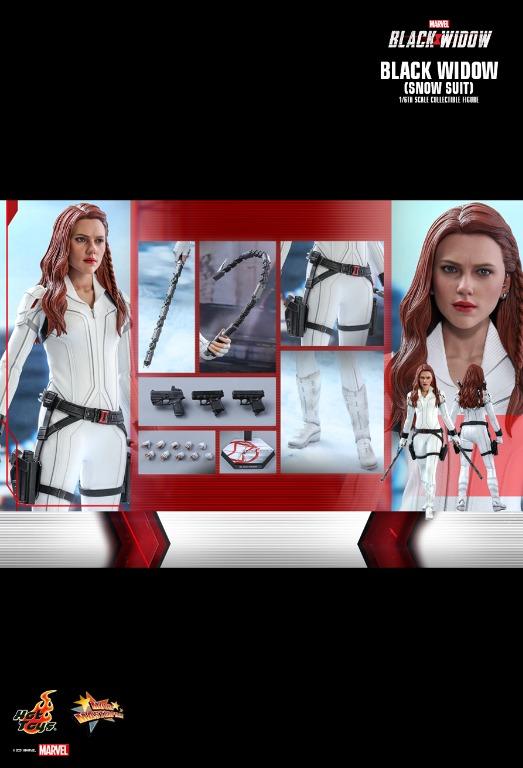 預訂 Hot Toys MMS601 Black Widow Black Widow Snow Suit 黑寡婦 興趣及遊戲 玩具 遊戲類 Carousell