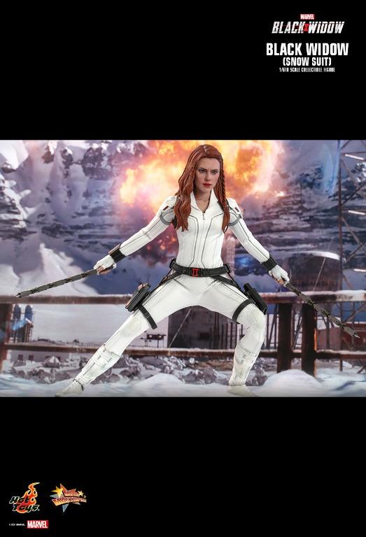 預訂 Hot Toys MMS601 Black Widow Black Widow Snow Suit 黑寡婦 興趣及遊戲 玩具 遊戲類 Carousell