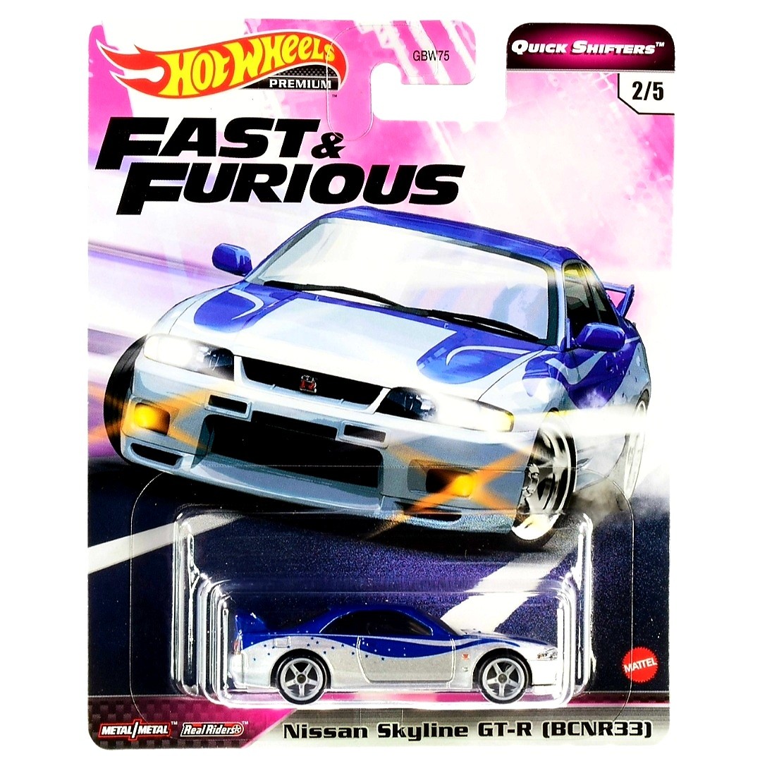 Hot Wheels Premium Fast Furious Nissan Skyline Gt R Bcnr Hotwheels Quick Shifters