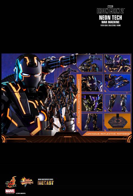 全新啡盒 hottoys mms neon tech war machine mark hot toys Ironman mk 興趣及遊戲 玩具 遊戲類 Carousell