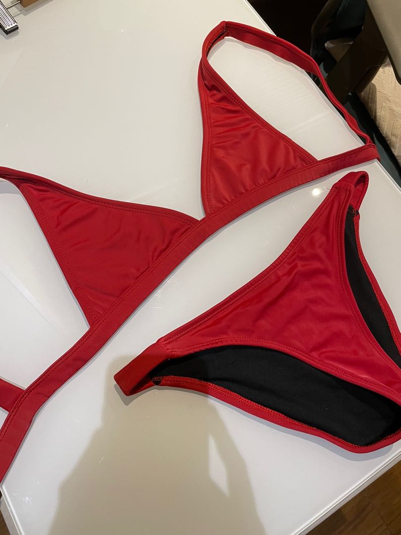 Beyond The Beach Bikini Vermillion Red Women S Fashion Swimwear