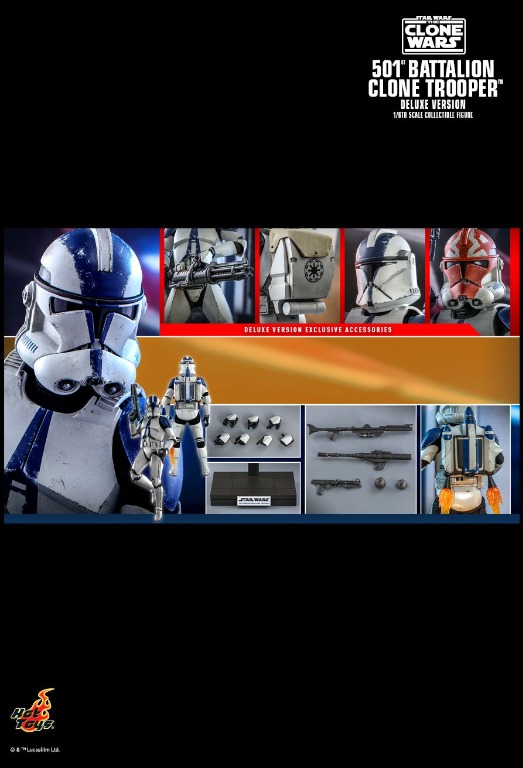 Hottoys Hot Toys Tms Tms Star Wars The Clone Wars St Battalion Clone Trooper