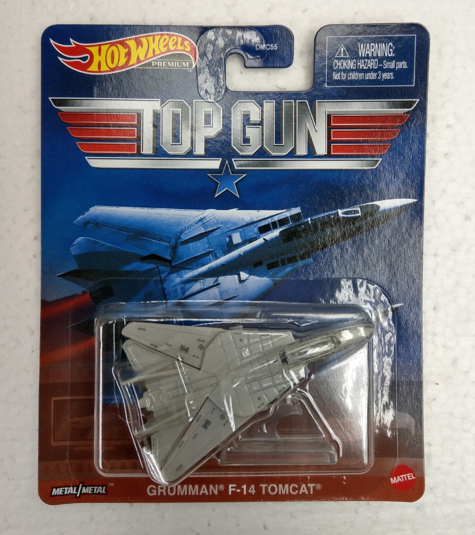 Hot Wheels Hotwheels PREMIUM TOP GUN GRUMMAN F 14 TOMCAT 雄貓式戰鬥機 興趣及遊戲 玩具 遊戲類 Carousell