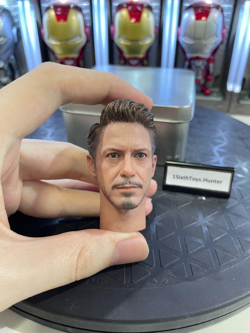 Marvel Avengers End Game Hot Toys Scale Mms D Tony Stark Iron Man Mk Head Sculpt