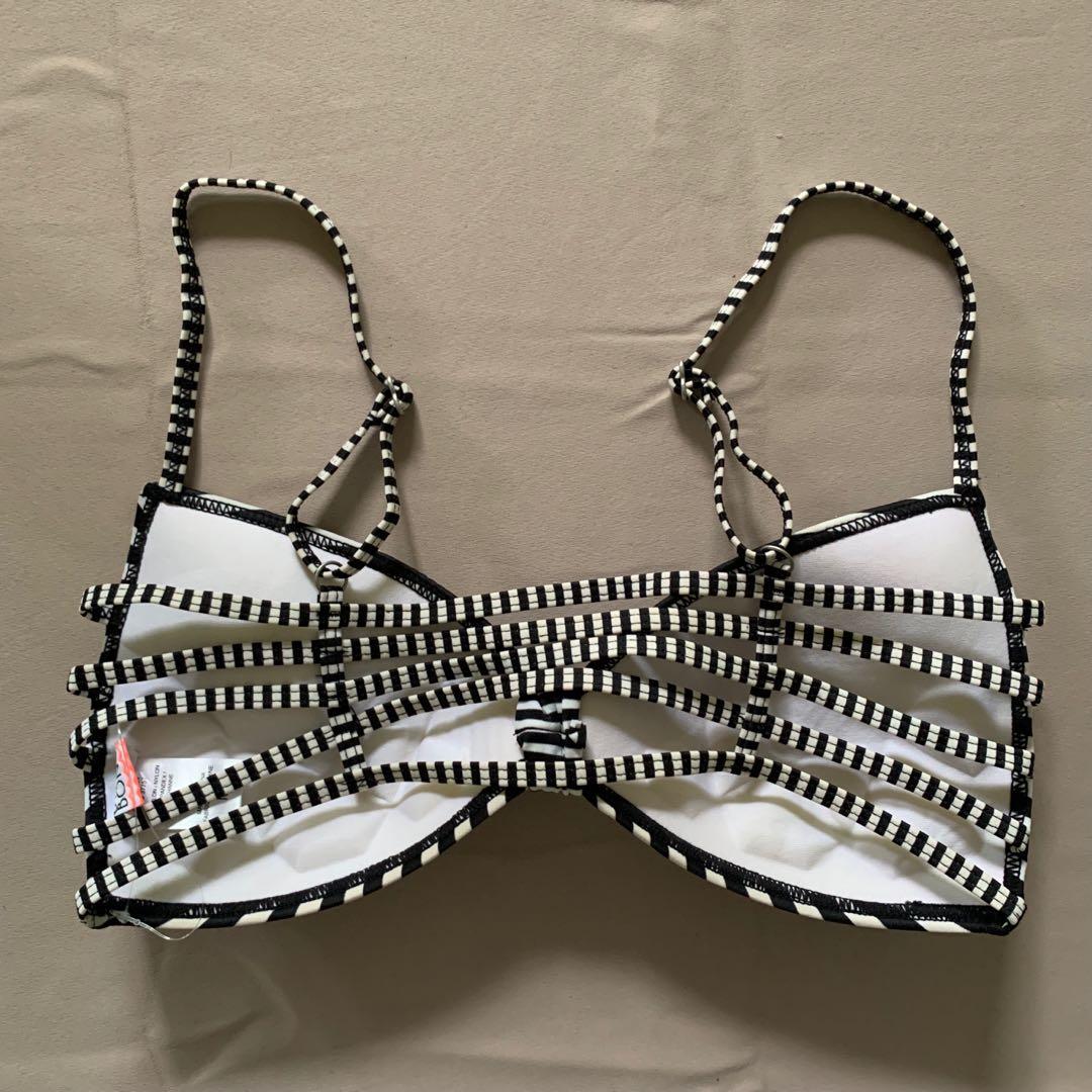 Billabong Striped Caged Bikini Top Women S Fashion Swimwear Bikinis