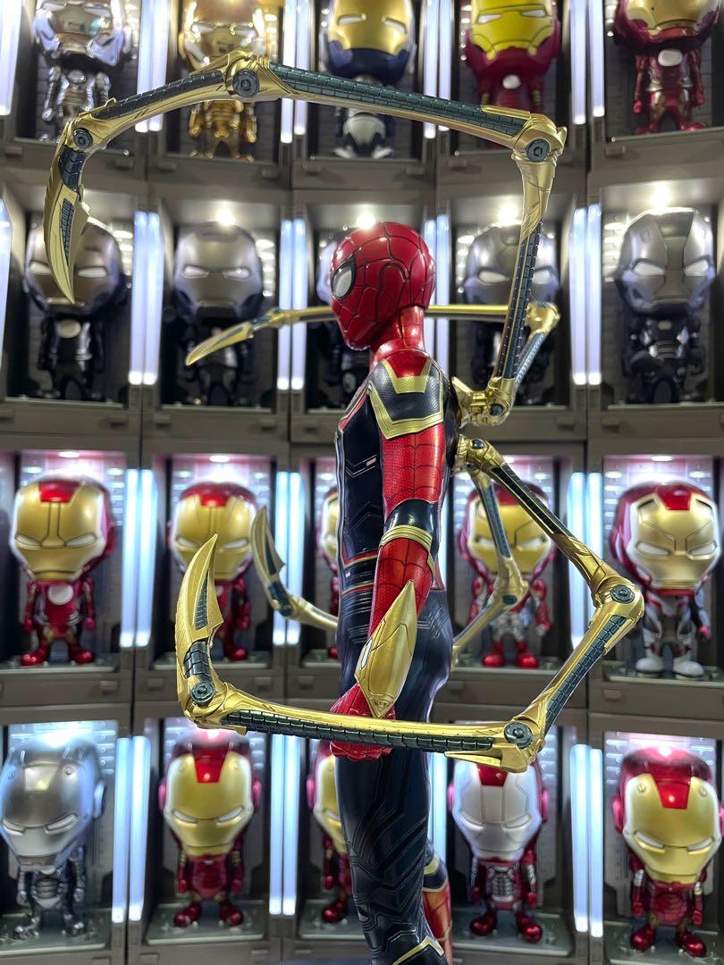 MARVEL AVENGERS INFINITY WAR HOT TOYS SCALE MMS TOM HOLLAND IRON SPIDER LOOSE COLLECTIBLE
