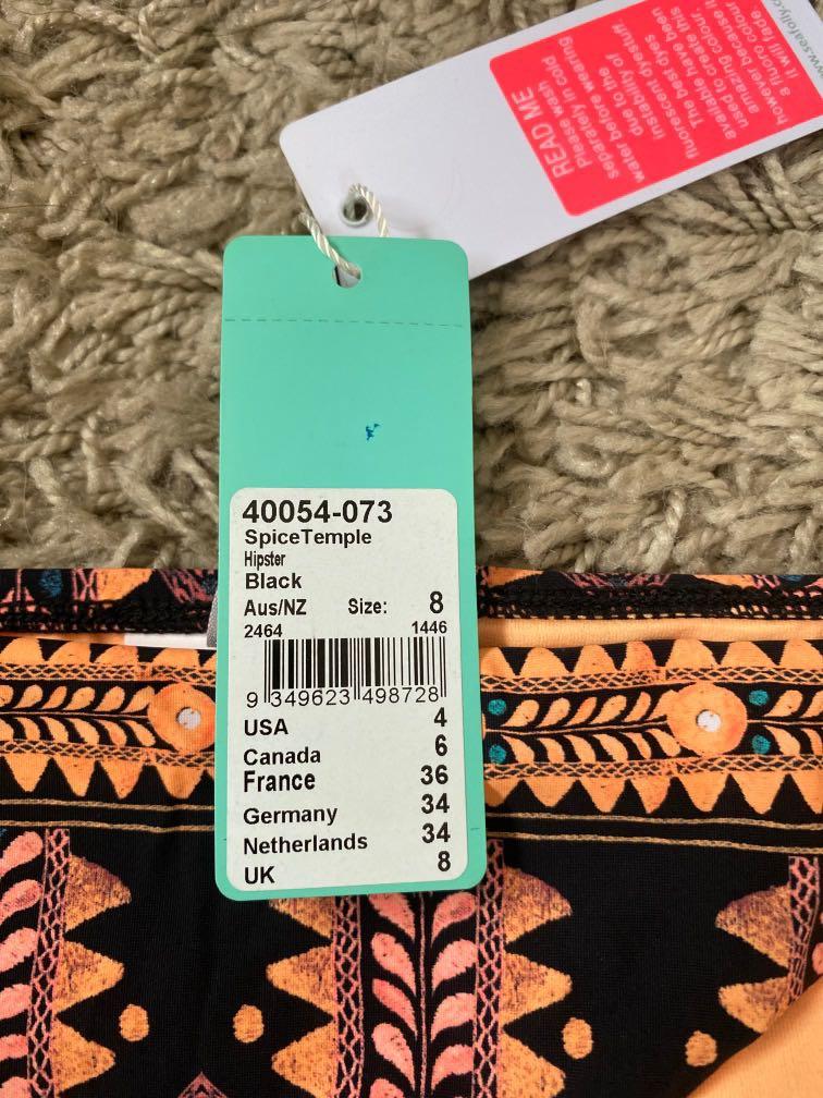 Seafolly Spice Temple Bikini Bottoms Uk Women S Fashion Swimwear