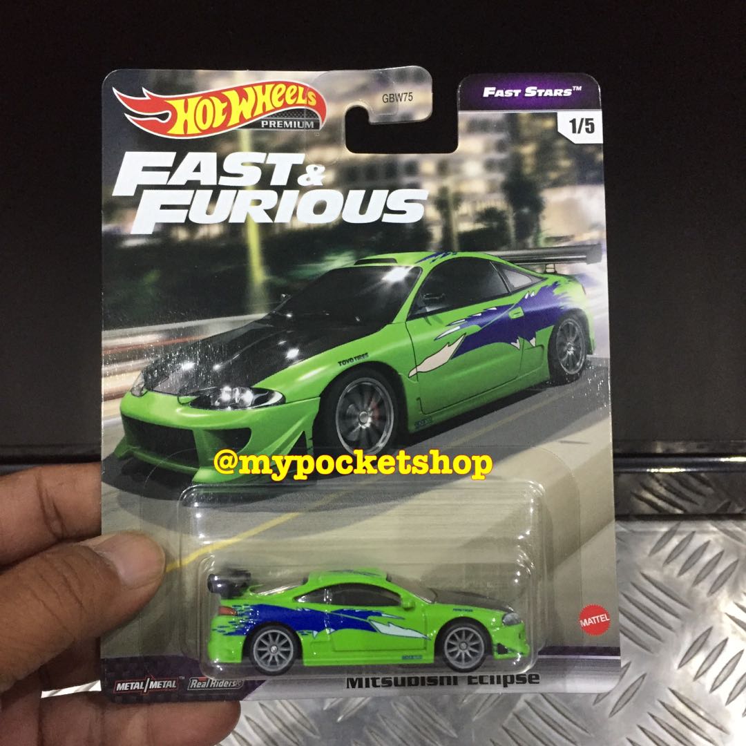 Reserved Hot Wheels Mitsubishi Eclipse Hotwheels Premium Fast Furious Fast Stars
