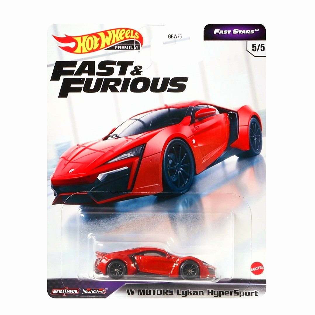 Hot Wheels Premium Fast Furious W Motors Lykan Hyper Sport Hotwheels Fast Stars Hobbies