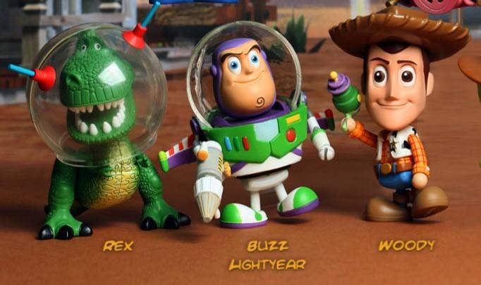 Hot Toys Cosbaby Stitch Toy Story Monsters Inc Woody Buzz Rex Mike Wazowski Sulley Pixar Disney