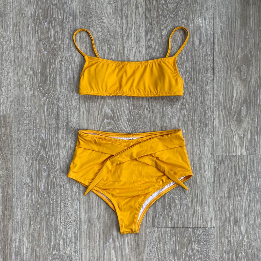 Eighth Mermaid Yellow Bikini Women S Fashion Swimwear Bikinis