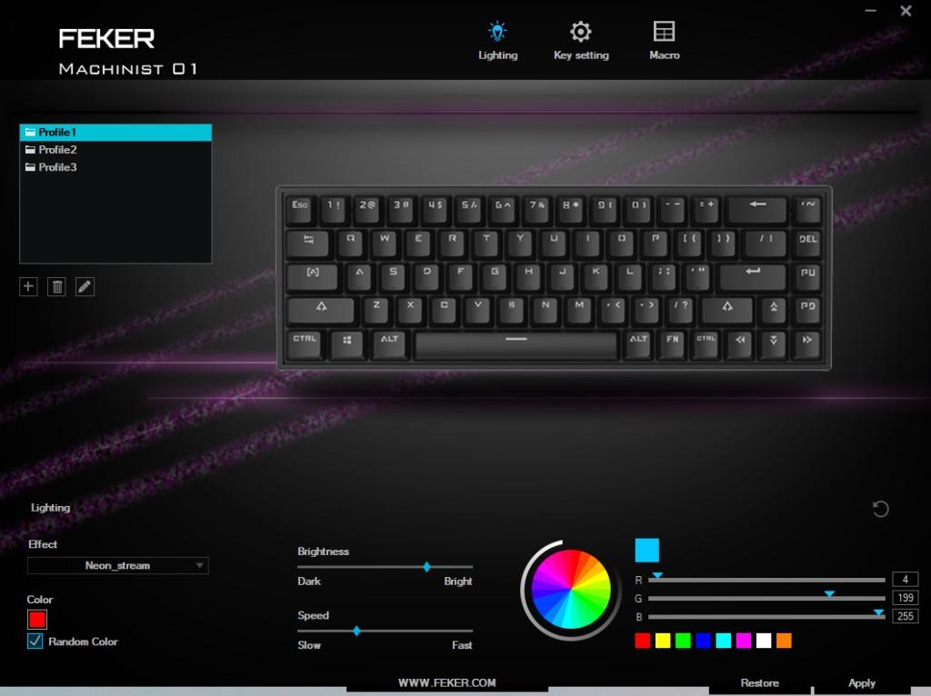 Feker Keys Hot Swappable Rgb Wireless Mechanical Keyboard Computers Tech Parts