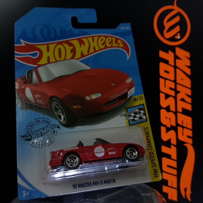 Hot Wheels Hw Speed Graphics Mazda Mx Miata Red Hobbies Toys Toys Games On Carousell