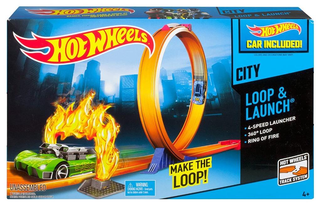 Hot Wheels City Loop Launch by Mattel 興趣及遊戲 玩具 遊戲類 Carousell