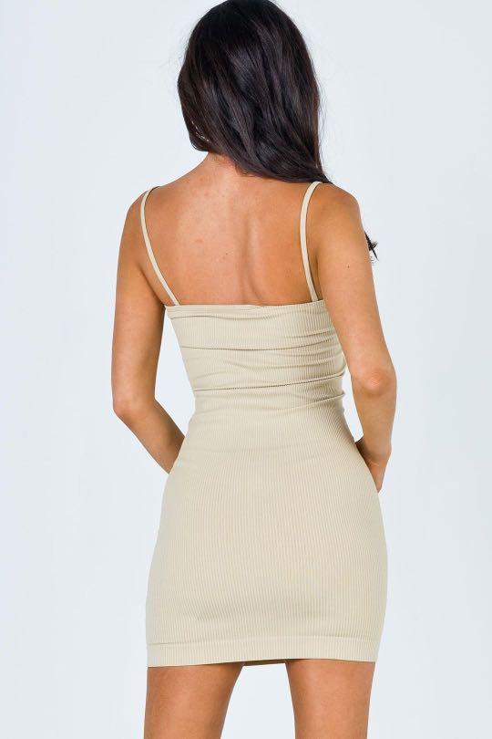 Bnwt Princess Polly Nude Bodycon Dress Women S Fashion Dresses Sets