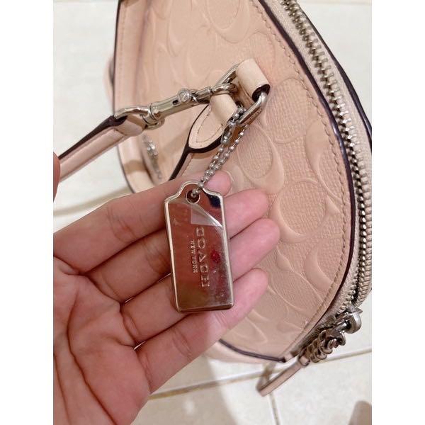 Coach Mini Sierra Nude Barang Mewah Tas Dompet Di Carousell