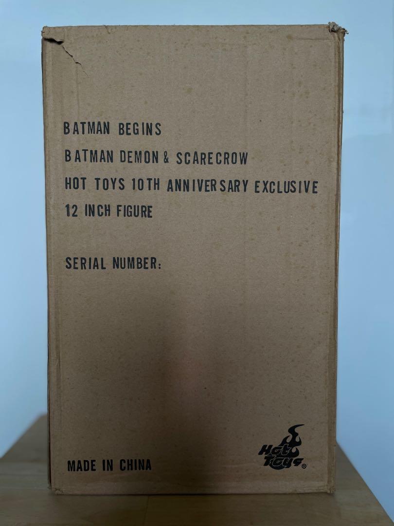 BATMAN BEGINS BATMAN DEMON SCARECROW HOT TOYS TH ANNIVERSARY EXCLUSIVE Hobbies Toys