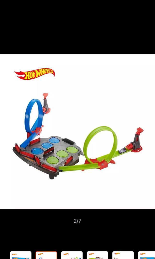 Hot Wheels Double Loop Racing Track Hobbies Toys Toys Games On Carousell