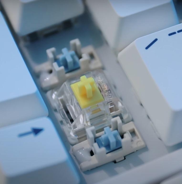 Keydous Nj Mechanical Keyboard Hot Swap Rgb With Rotary Knob Lubed Computers Tech Parts