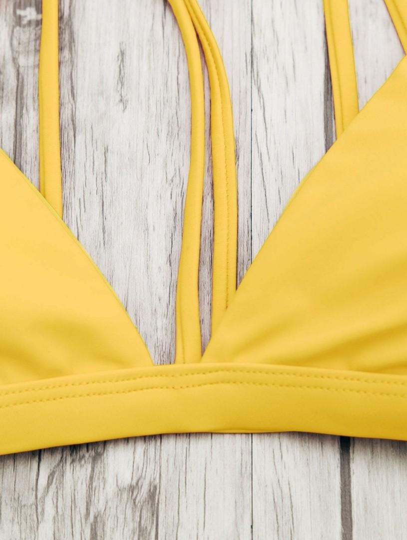 Mustard Bikini Two Piece Zaful Women S Fashion Swimwear Bikinis