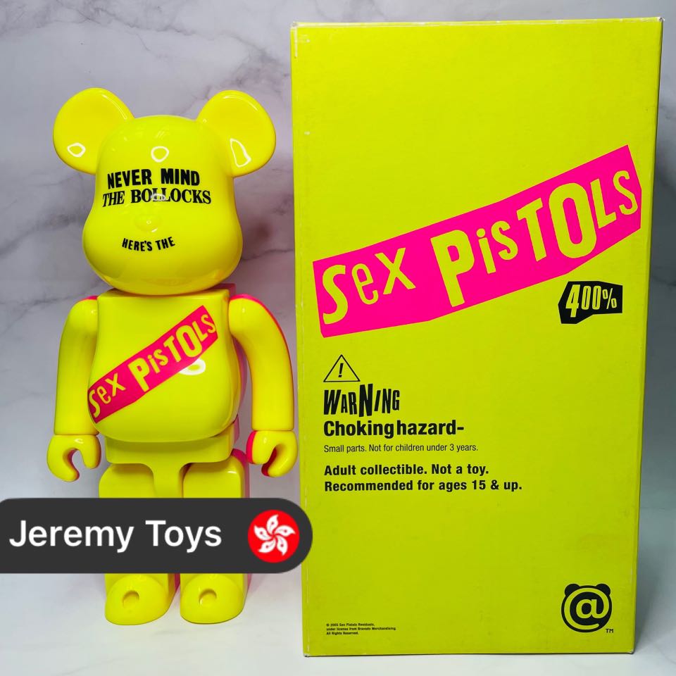 400 Bearbrick Sex Pistols Yellow 興趣及遊戲 玩具 遊戲類 Carousell