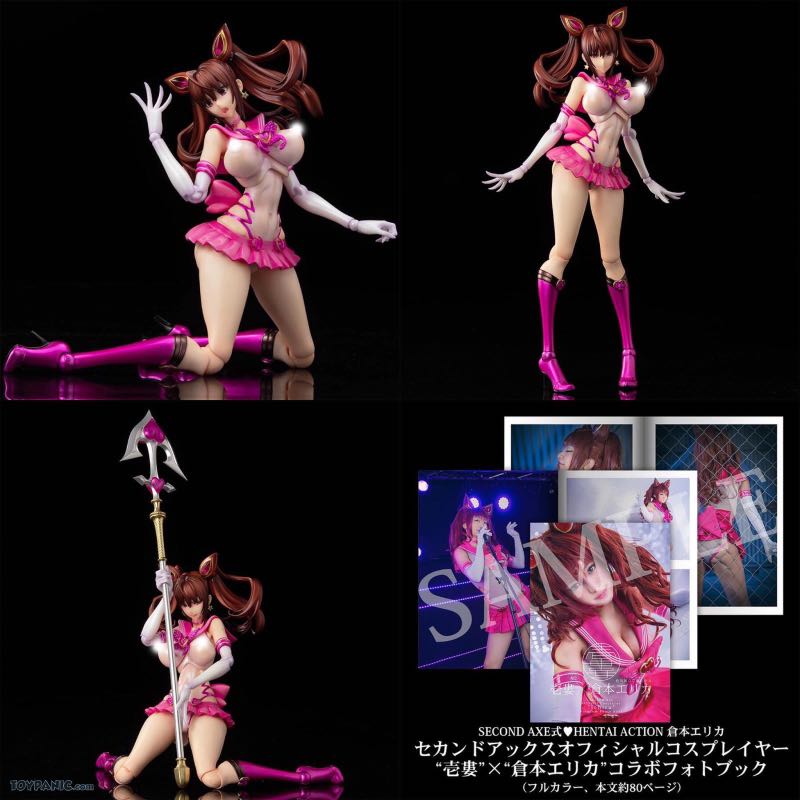 R18 連寫真特別版 Native Second Axe Hentai Action 式 絕對純白魔法少女 倉本艾莉卡 Erika Kuramoto 1 12 可動 興趣及遊戲 收藏品及