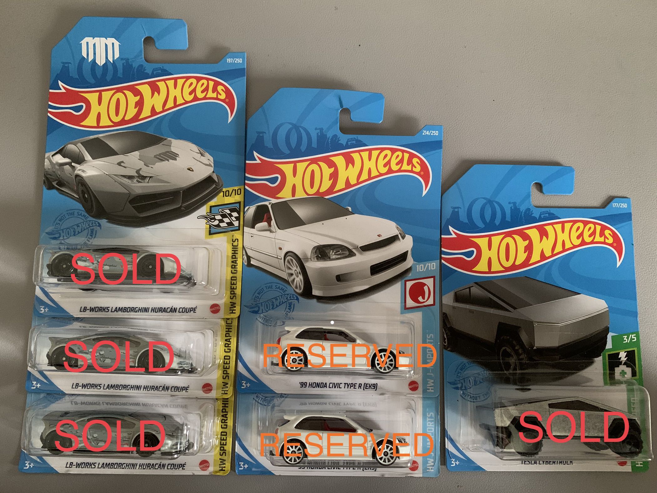 SOLD OUT Hot Wheels Hotwheels Mainline M Case Highlights Honda