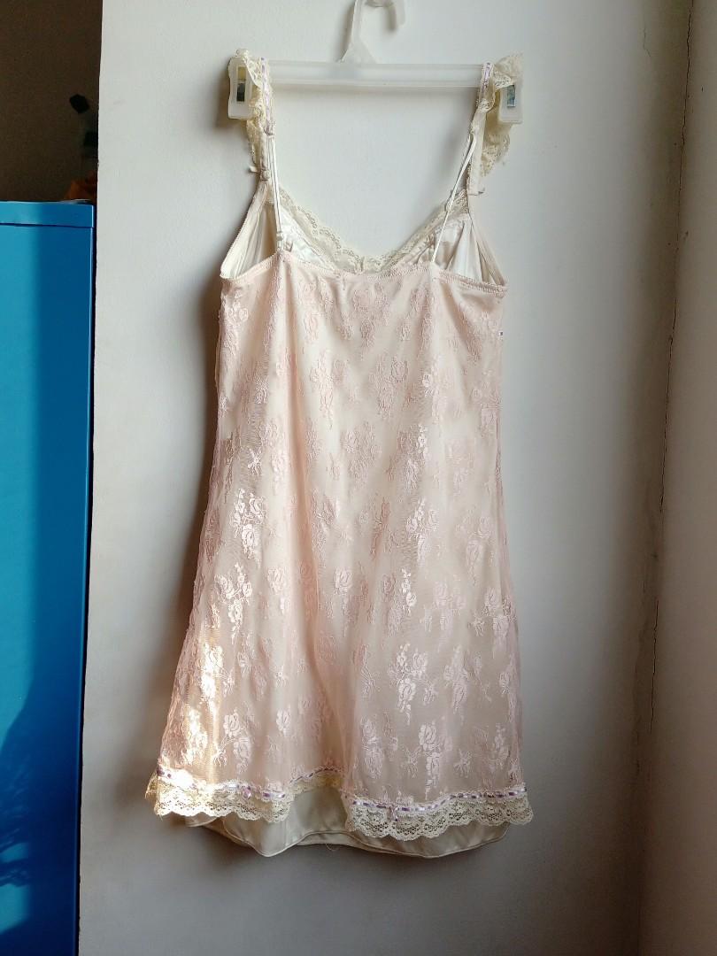 Eblin Lace Lingerie Dress Fesyen Wanita Pakaian Wanita Gaun Rok Di