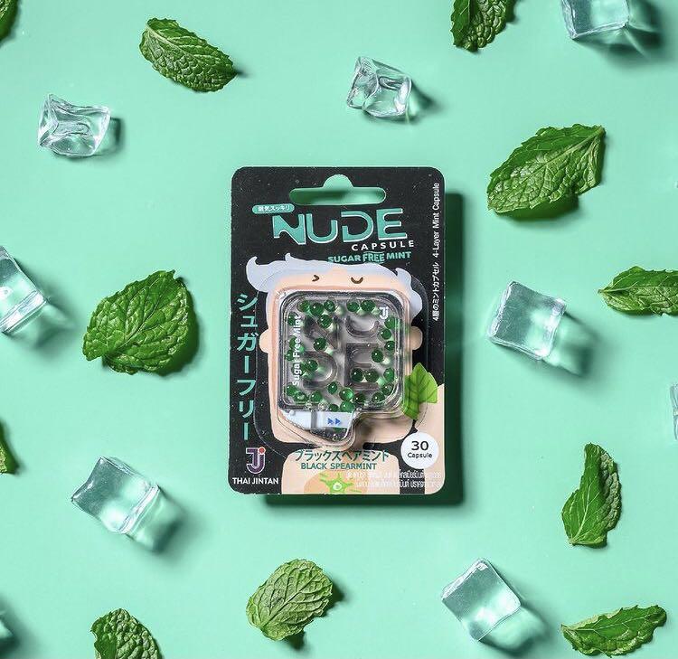 現貨 日本森下仁丹 THAI JINTAN NUDE Capsule Sugar Free Mint 除口氣口爆珠 BrightWin 泰星 其他 其他 Carousell