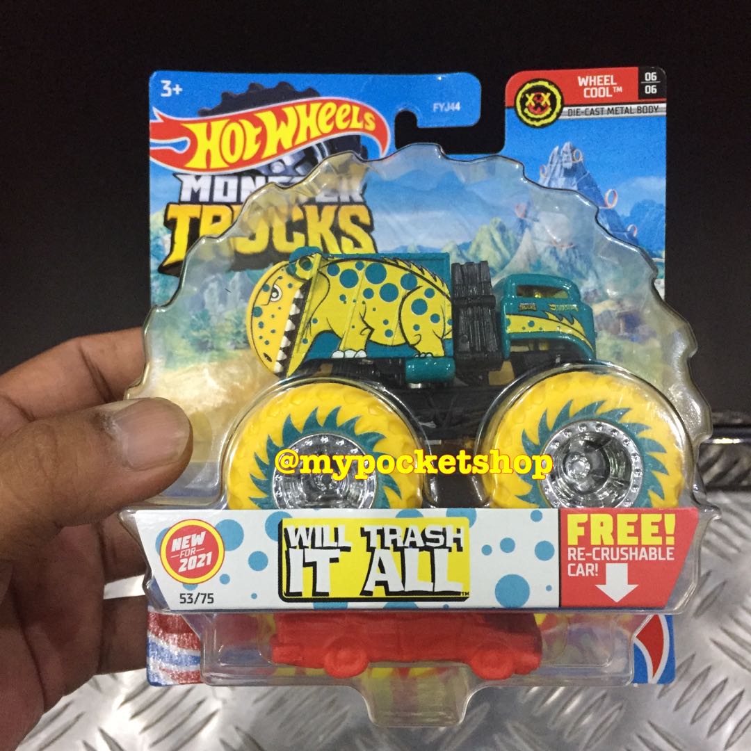 Hot Wheels Will Trash It All Hotwheels Monster Trucks Wheel Cool Not Monster Jam