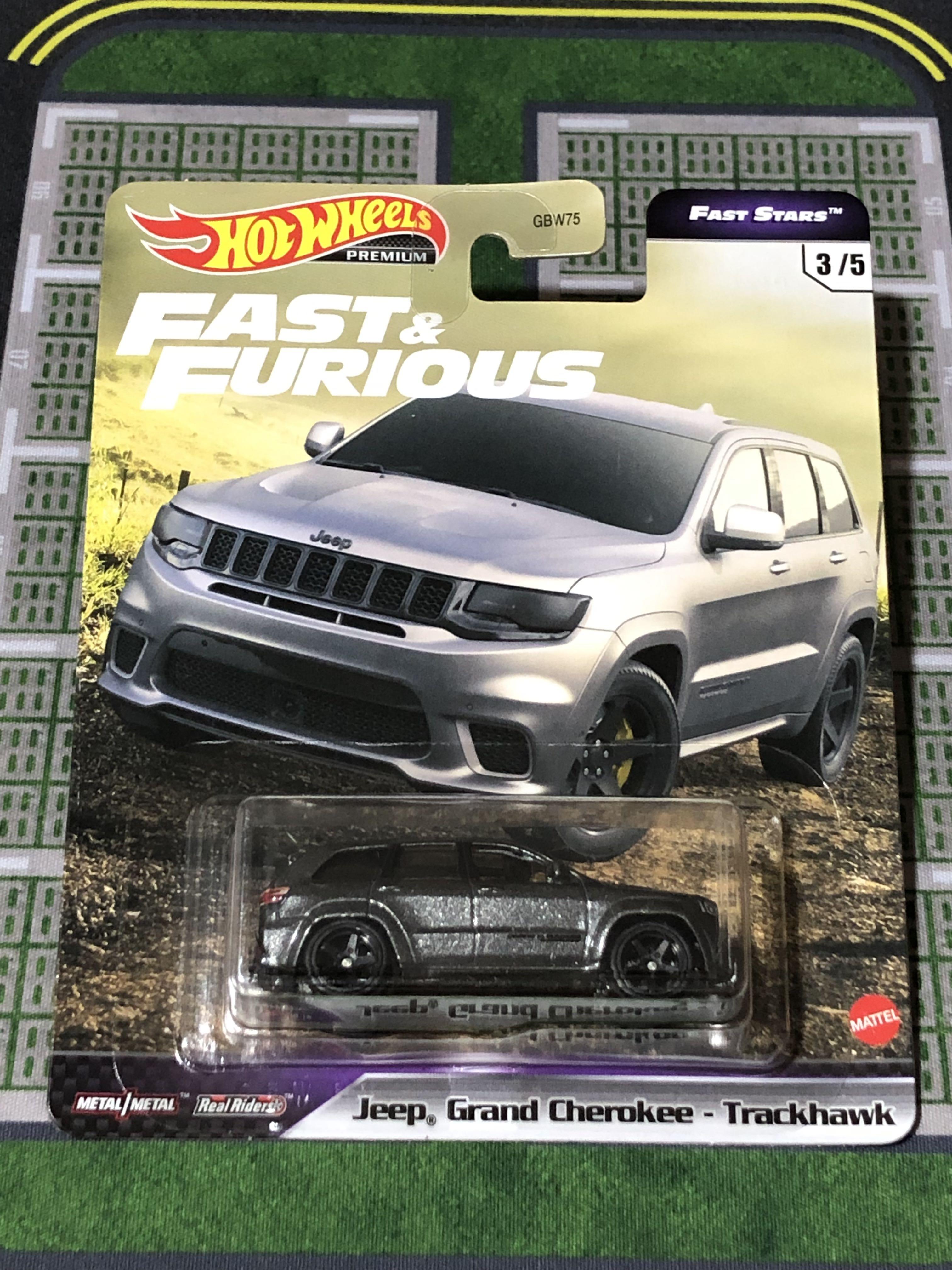 Hot Wheels Fast Furious Fast Stars Jeep Grand Cherokee Trackhawk Hobbies Toys Toys