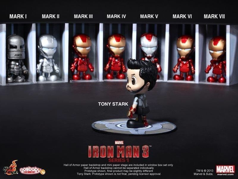 HOT TOYS cosbaby 野獸國 Q版 IRON MAN 馬克 mark 東尼史塔克 興趣及遊戲 玩具 遊戲類 Carousell