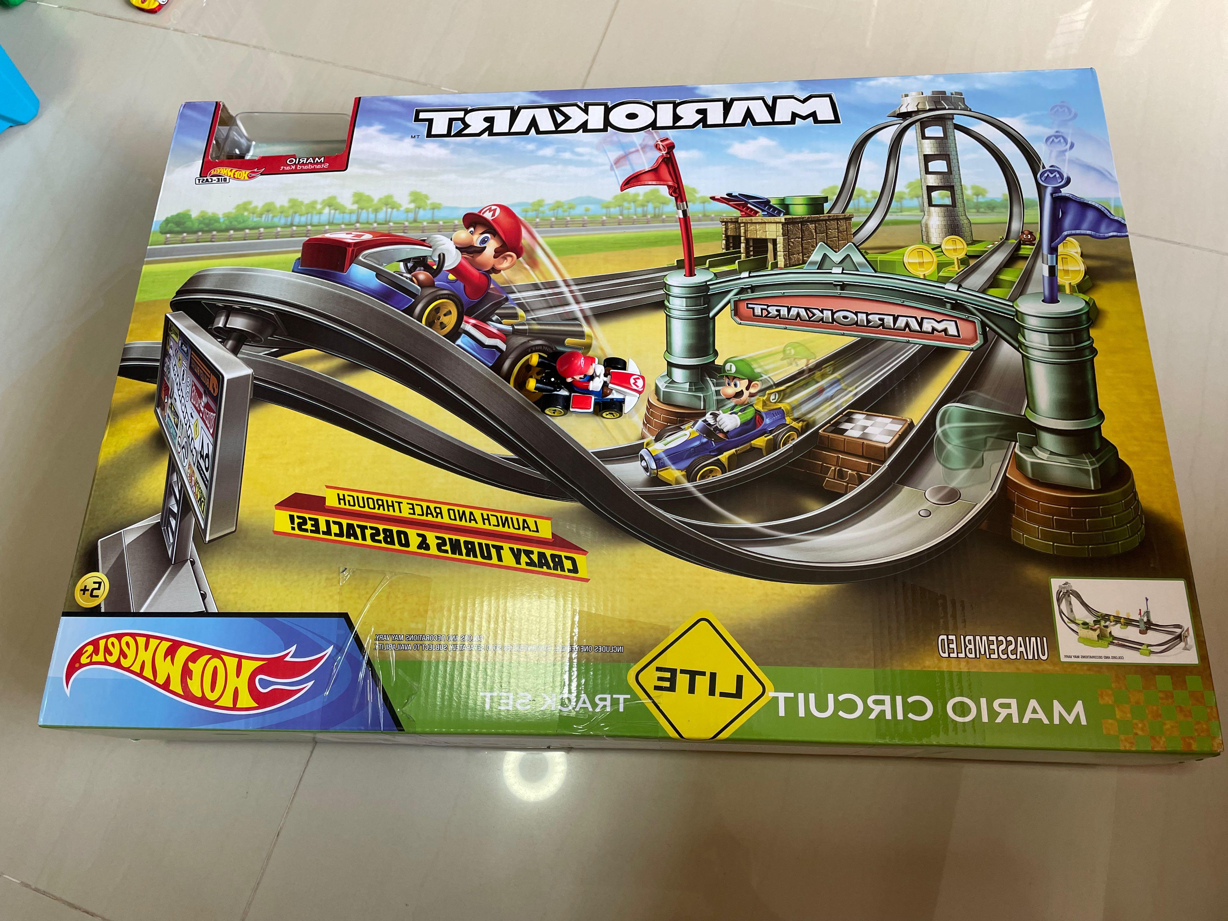 Hot Wheels Mario Kart Mario Circuit Lite Track Set Hobbies Toys Toys Games On Carousell