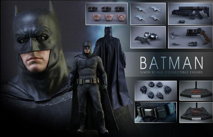 Hot Toys MMS342 Batman V Superman Dawn Of Justice Batman 1 6th Scale Collectible Figure
