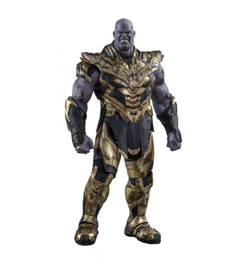 Marvel Avengers End Game Hot Toys Scale Mms Thanos Battle Damaged Version Loose Body