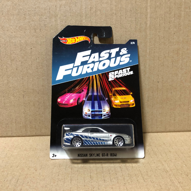 Hot Wheels Fast Furious Nissan Skyline R Hobbies Toys Toys Games On Carousell