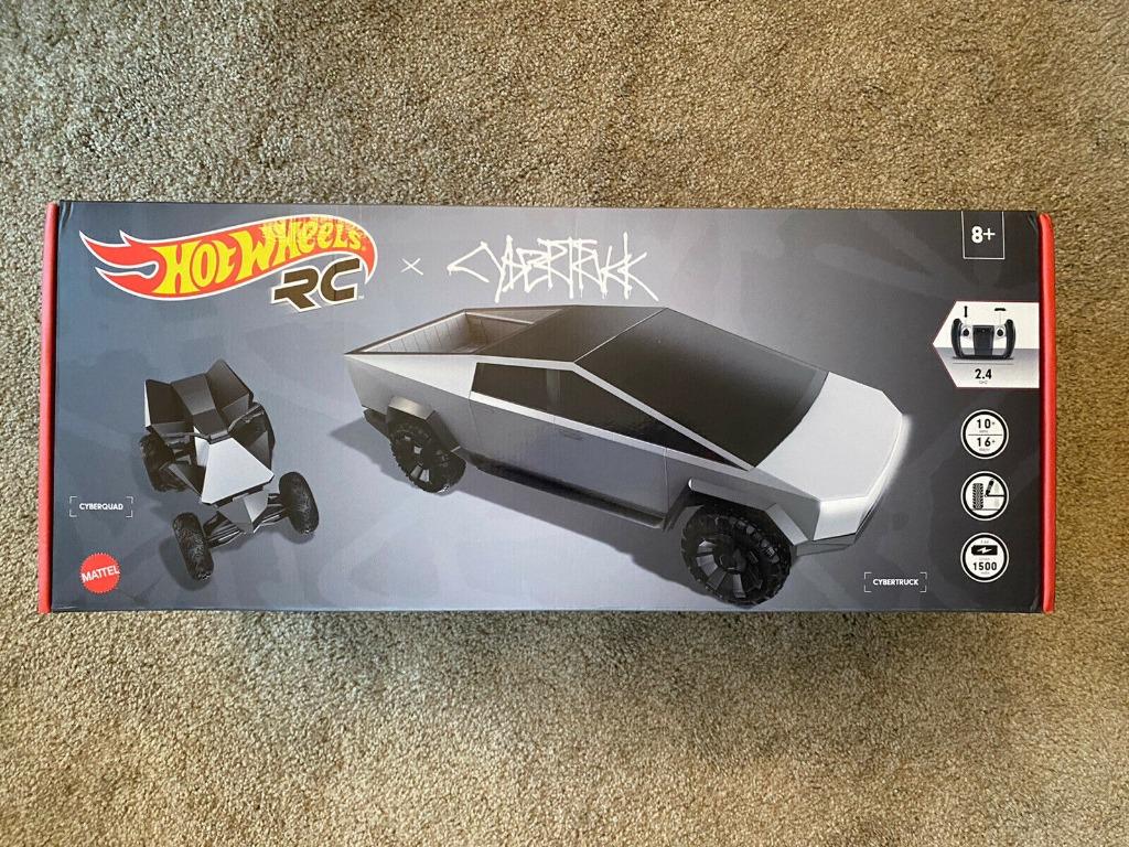 Hot Wheels R C Tesla Cybertruck Cyberquad Hobbies Toys Toys Games On Carousell
