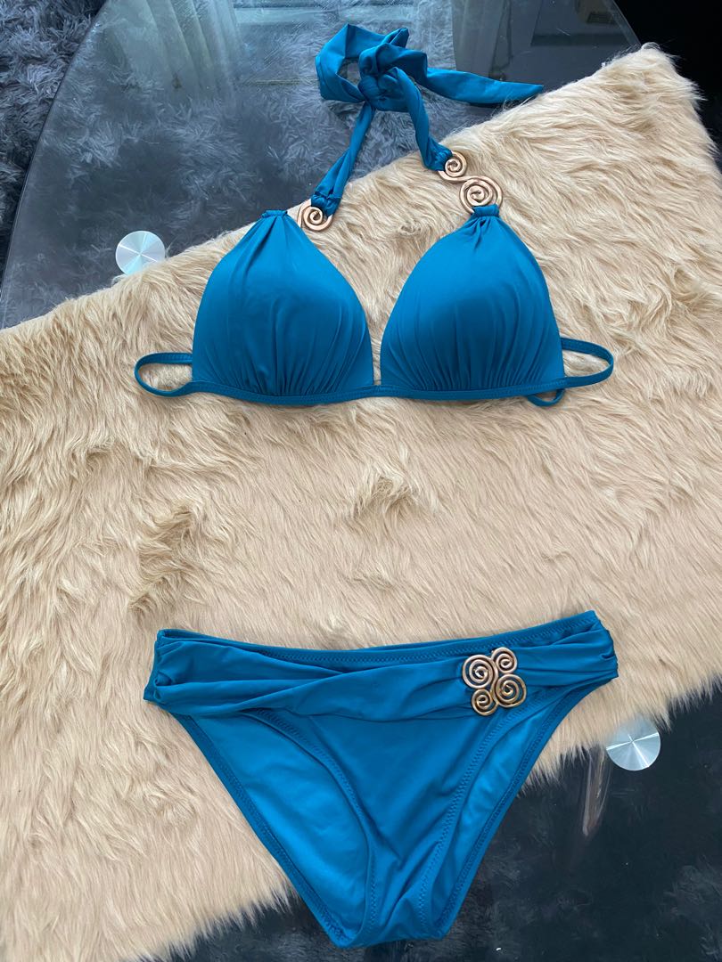Sexy Royal Blue Triangle Bikini Women S Fashion Swimwear Bikinis Swimsuits On Carousell