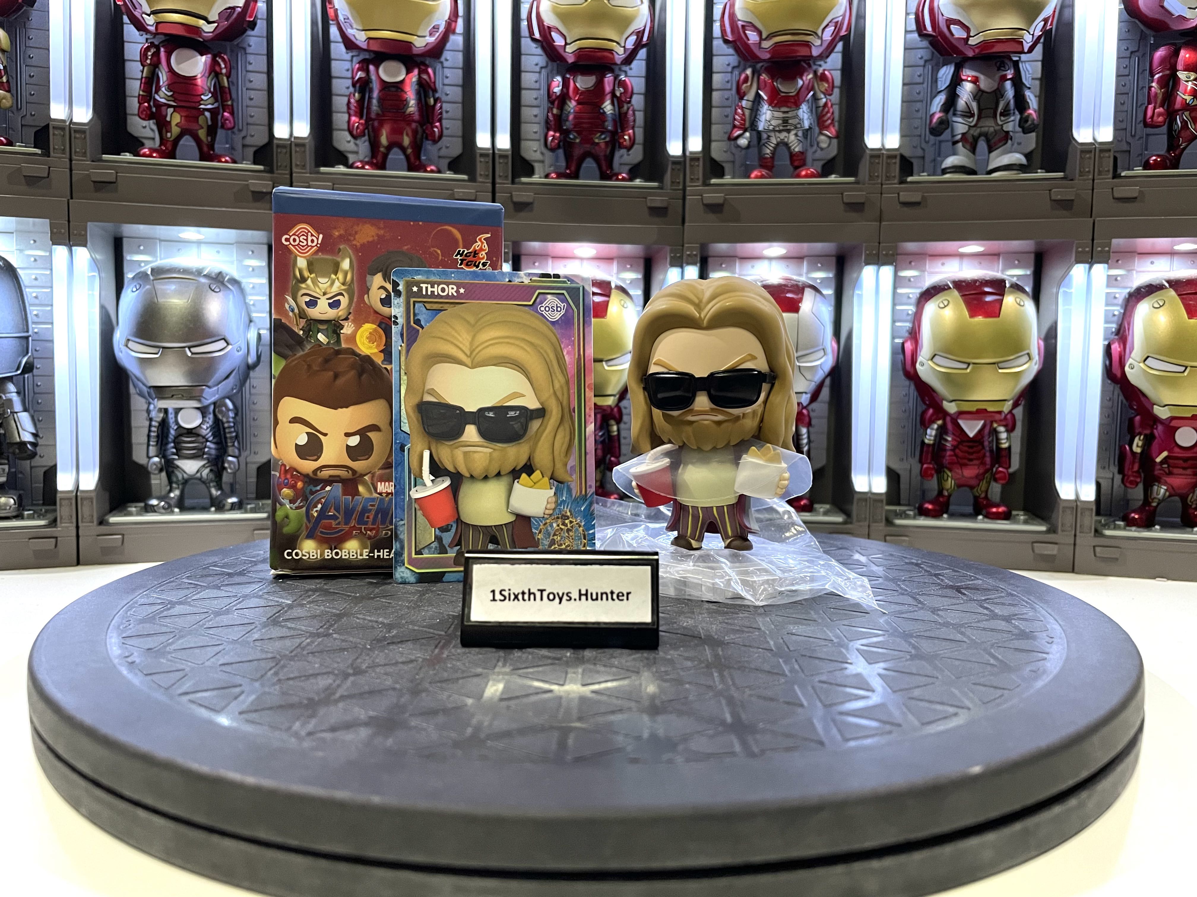 Marvel Avengers End Game Hot Toys Fat Thor Cosbaby Mystery Cosbi Blind Box Collection Hobbies