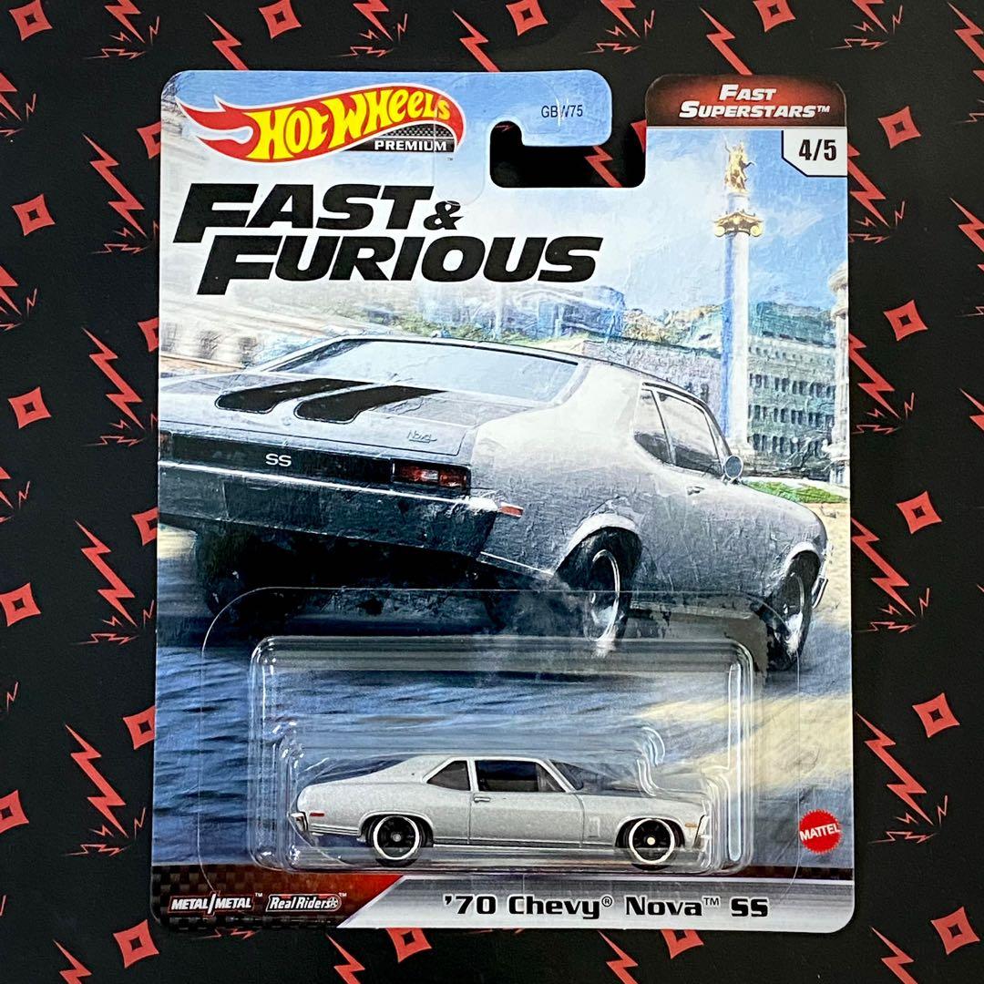 Hot Wheels Fast Furious FAST SUPERSTARS Hotwheels Nissan Skyline GTR R34 Chevelle SS