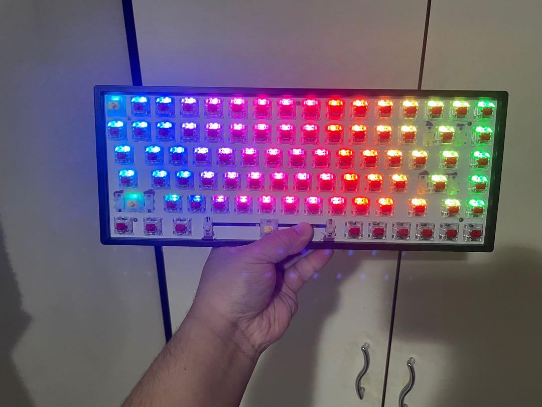 Rk Custom Mechanical Keyboard Kit Hot Swappable Computers Tech Parts Accessories