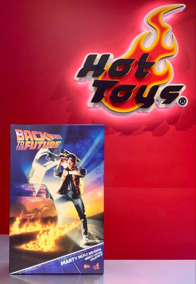 Hottoys Hot toys 全新 未開 現貨 回到未來 back to the future 主角 MMS MMS Marty McFly and Einstein Set