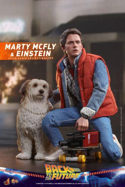 Hottoys Hot toys 全新 未開 現貨 回到未來 back to the future 主角 MMS 573 MMS573 Marty McFly and Einstein Set