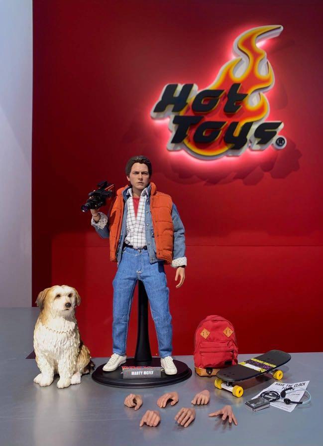 Hottoys Hot toys 全新 未開 現貨 回到未來 back to the future 主角 MMS MMS Marty McFly and Einstein Set