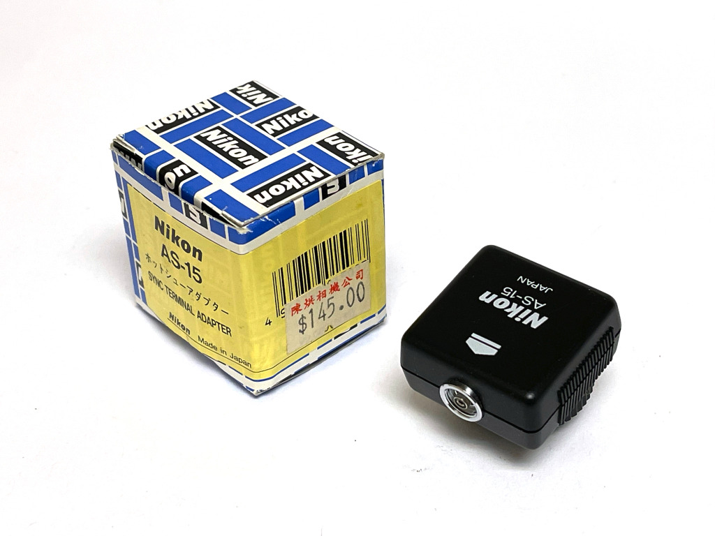 Nikon 熱靴同步終端轉接器 AS Nikon AS Sync Terminal Adapter Hot Shoe to PC 攝影器材 鏡頭及裝備 Carousell