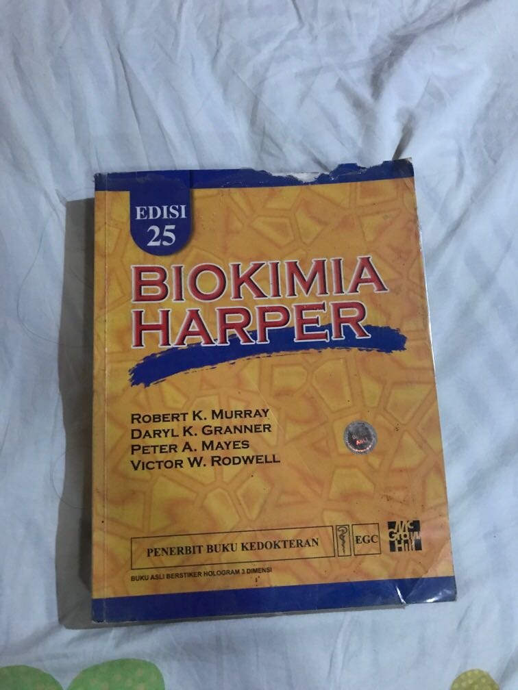 Buku Kedokteran Biokimia Harper Buku Alat Tulis Buku Pelajaran Di