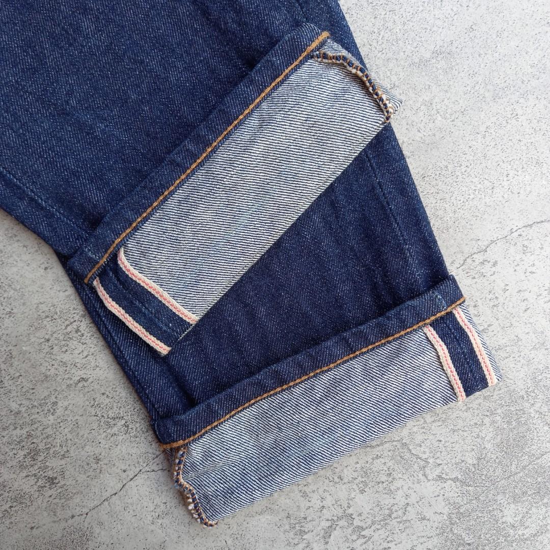 Naked Famous Super Skinny Guy Dirty Fade Selvedge Fesyen Pria